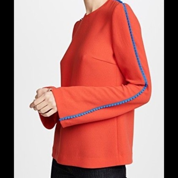 GALVAN London pom Sleeve Misti Blouse - Picture 5 of 13